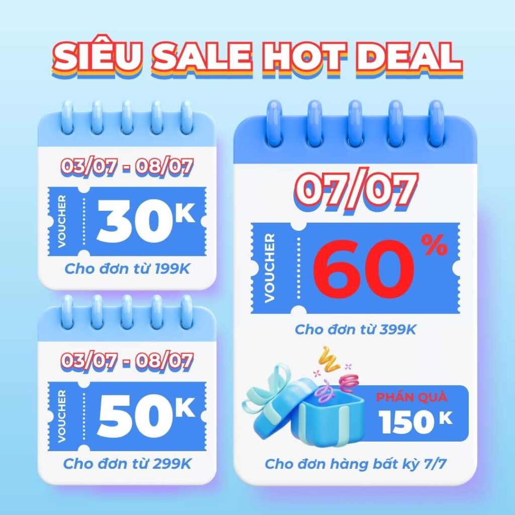 deal hot siêu sale 7.7