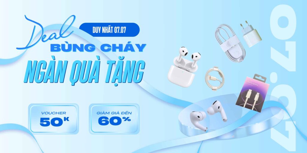 siêu sale 7.7 quà tặng