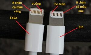 Phân biệt qua cáp sạc