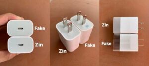 Phân biệt qua củ sạc