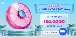 vòng quay may mắn 7 tháng 7