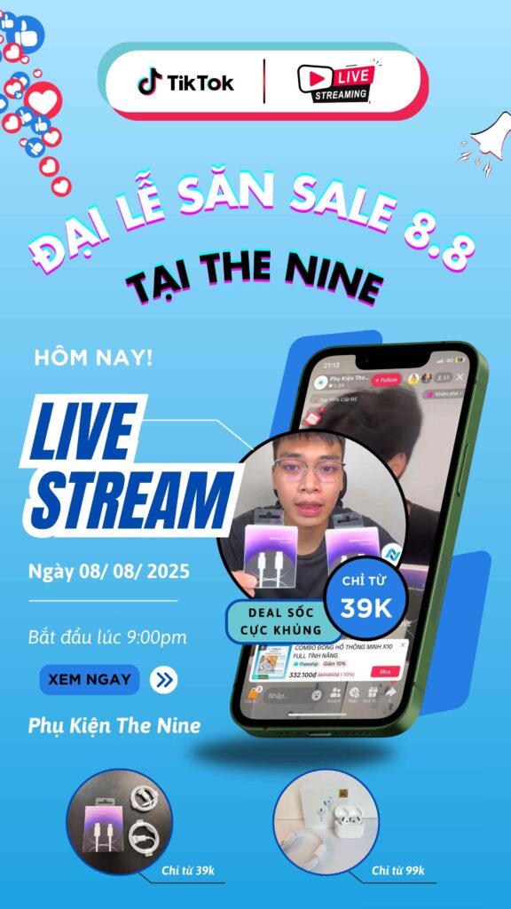 sale ngày 8 tháng 8